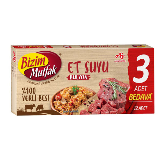Bizim Mutfak Yerli Besi Et Bulyon 12 x 10 G