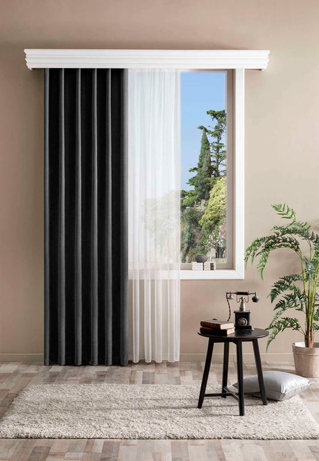 Taç Bright Hazır Fon Perde 150x260 cm