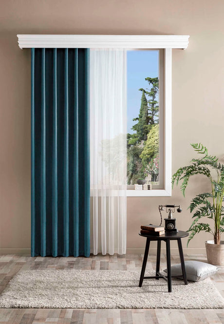Taç Bright Hazır Fon Perde 150x260 cm