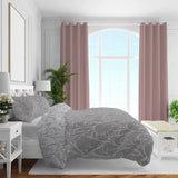 Brielle Saten Nevresim Seti 240x220+2*65x65 Gri