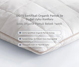 Sova Organik Pamuk Bebek Yastık ( 35x45cm)