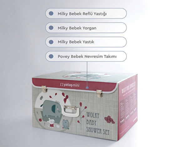 Yataş Mini Wolky Baby Shower Set