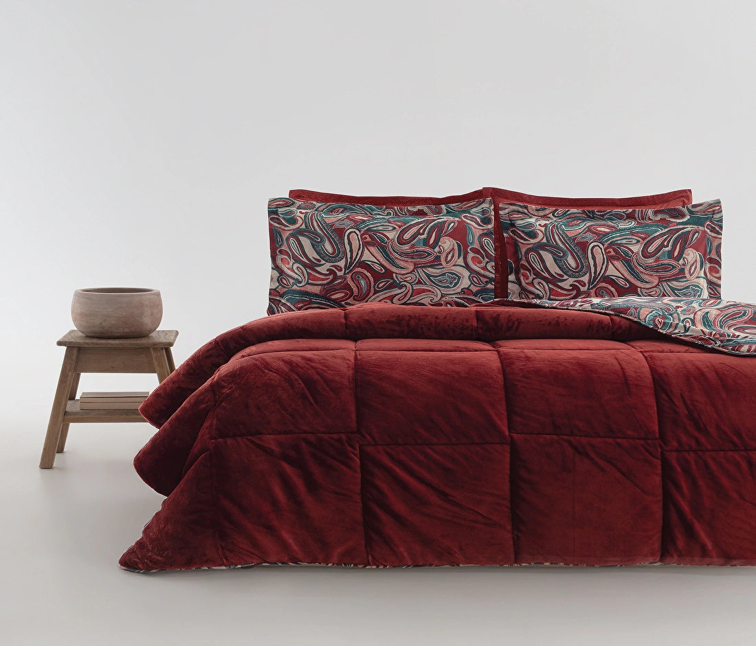 Yataş Bedding Barlet Triola Set - Bordo