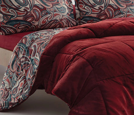 Yataş Bedding Barlet Triola Set - Bordo
