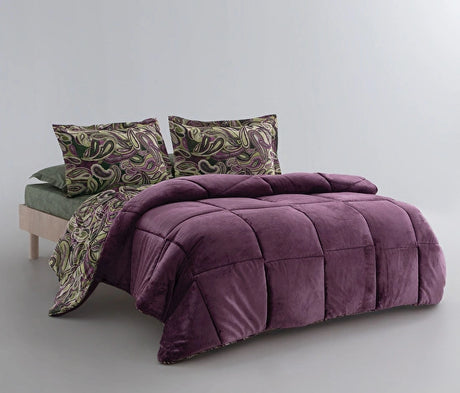 Yataş Bedding Barlet Triola Set - Mürdüm