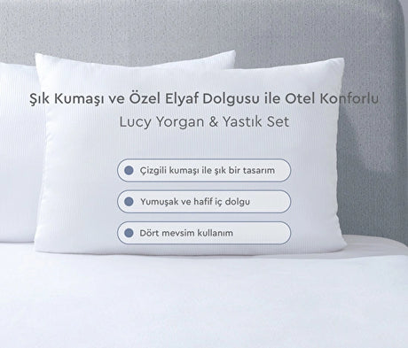 Yataş Bedding Lucy Yorgan&Yastık Set Çift Kişi