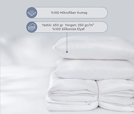 Yataş Bedding Lucy Yorgan&Yastık Set Çift Kişi