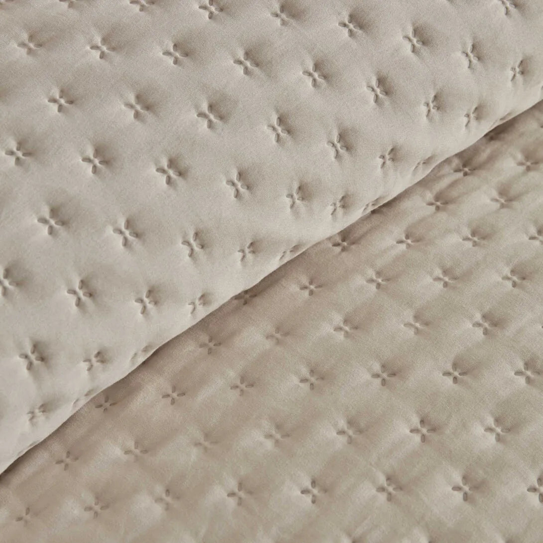 Karaca Home Breeze Soft Tek Kişilik Yatak Örtüsü Takımı Ekru