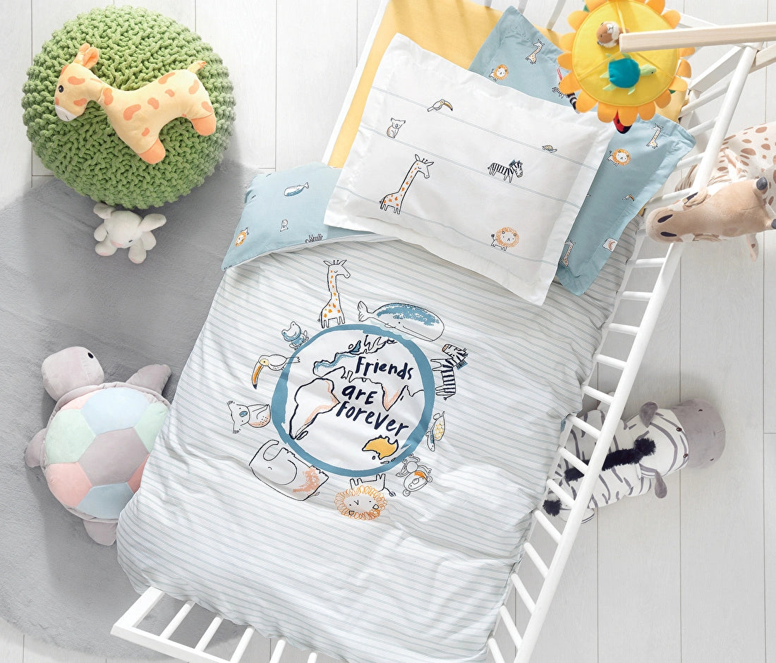 Yataş Mini Friends Ranforce Bebek Nevresim Takımı