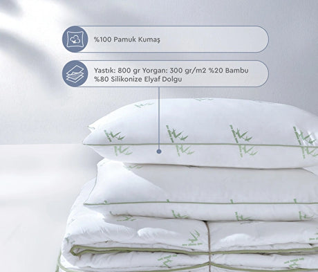 Yataş Bedding Bambu Yorgan&Yastık Set