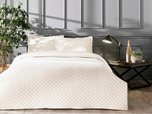Linens Gardenia Çift Kişilik Yatak Örtüsü Seti