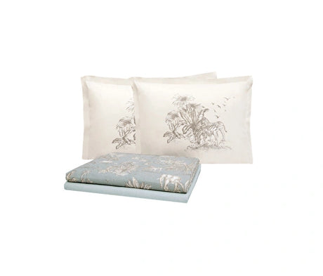 Yataş Bedding Aster Baskılı Pamuk Pike Takımı
