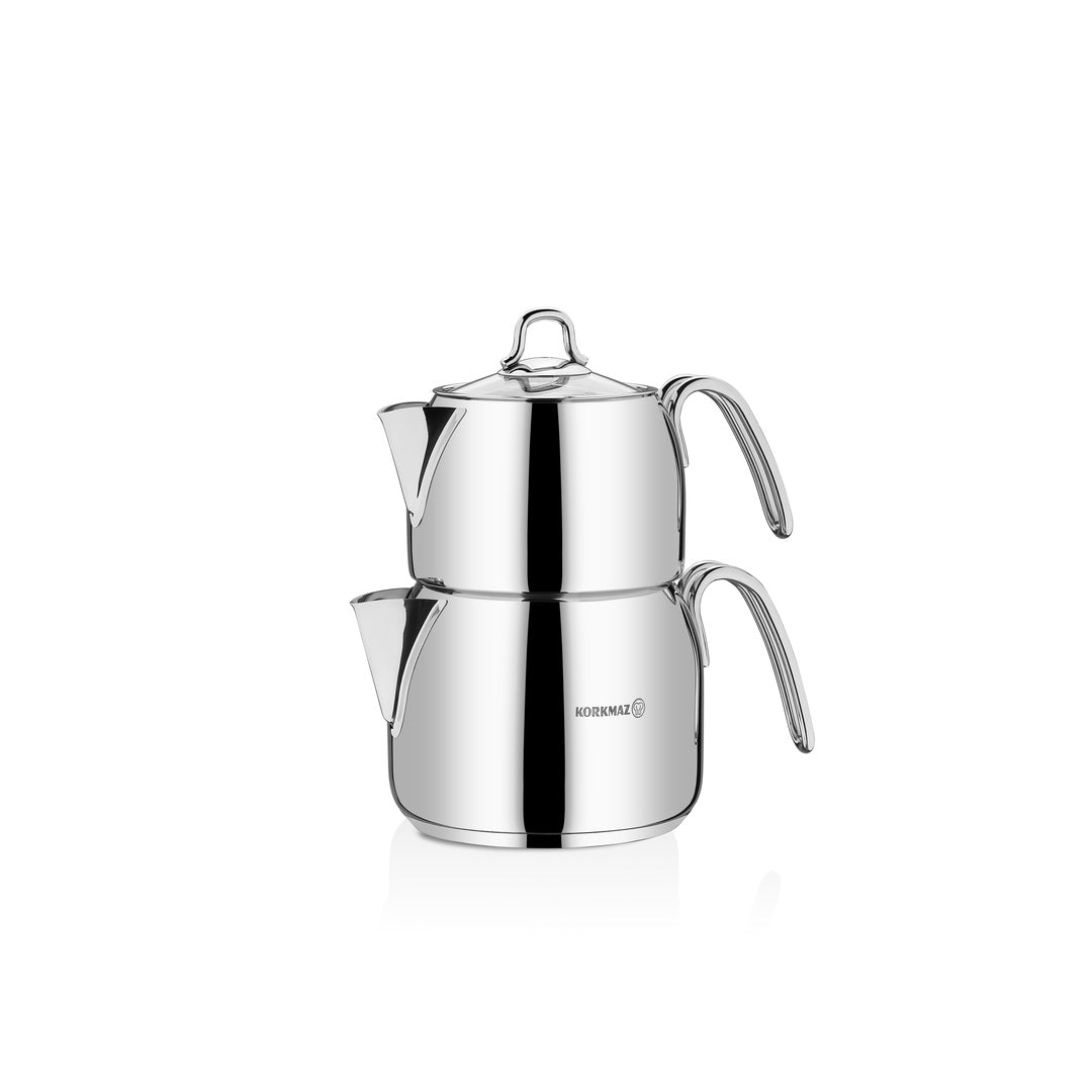 KORKMAZ Perla Mega Çeydanlık (1,8l/3,2L) /A029