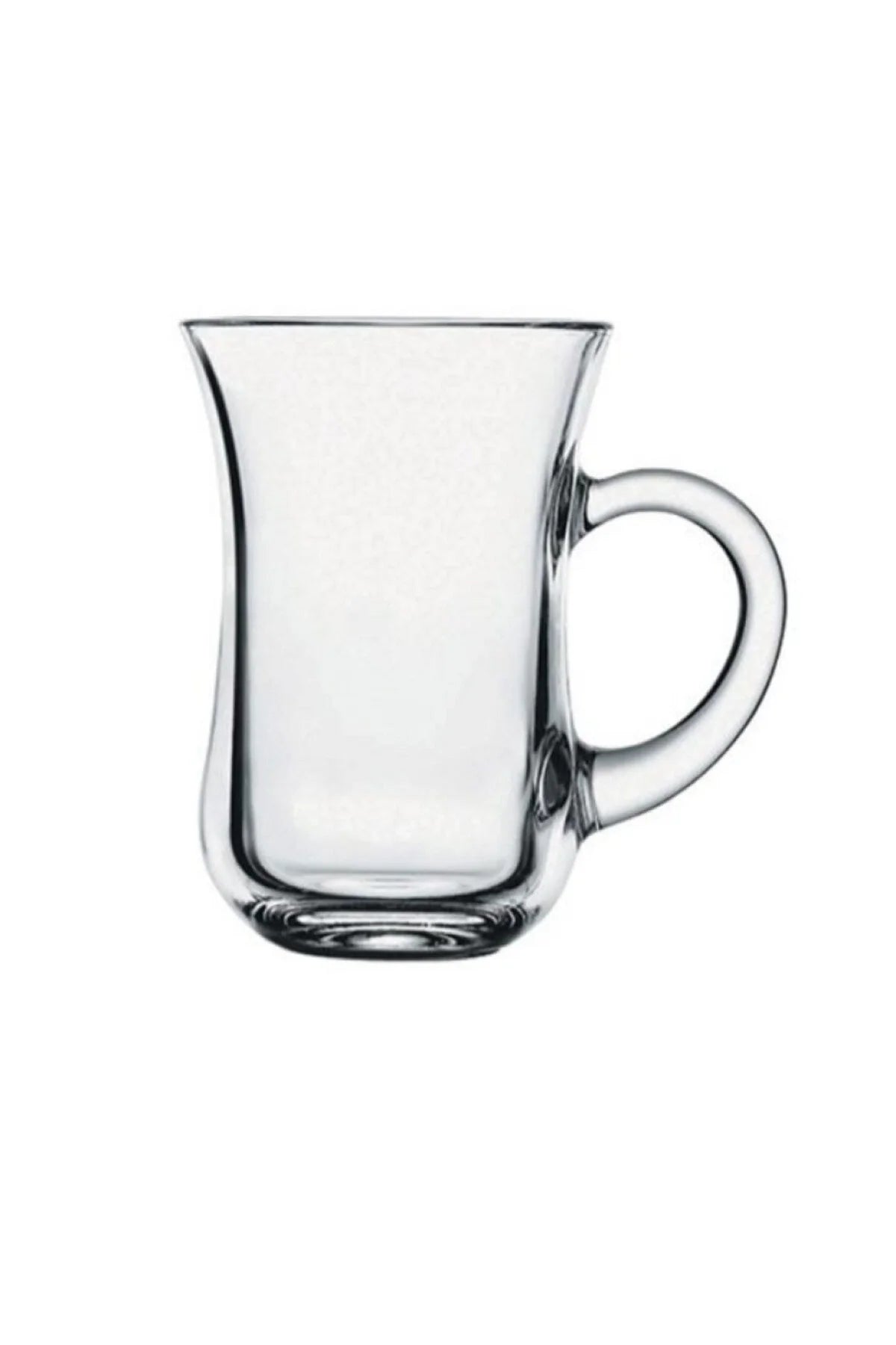 Paşabahçe 55411 Keyifi Çay Bardağı Kulplu Sade 145 ml 6 Parça
