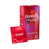 DUREX Ekstra İnce ve Kaygan Extra Feeling 12 li