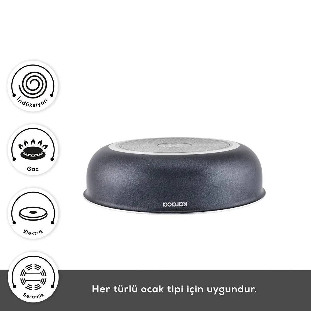 Karaca Biodiamond Easy Clip Çıkarılabilir Saplı 13 Parça Tencere ve Tava Seti