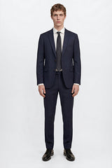 Slim Fit Dar Kesim Mono Yaka Takım Elbise
