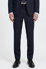 Slim Fit Dar Kesim Mono Yaka Takım Elbise