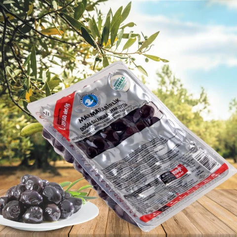 Marmarabirlik Salamura Siyah Zeytin L 500 gr