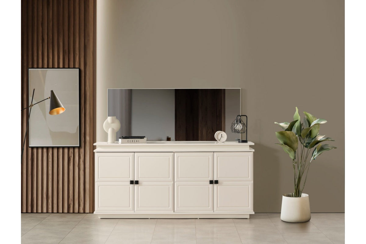 VİZYON YEMEK ODASI (ÖN YÜZLER %100 MDF KASA SUNTALEM MALZEMEDEN ÜRETİLMİŞTİR)