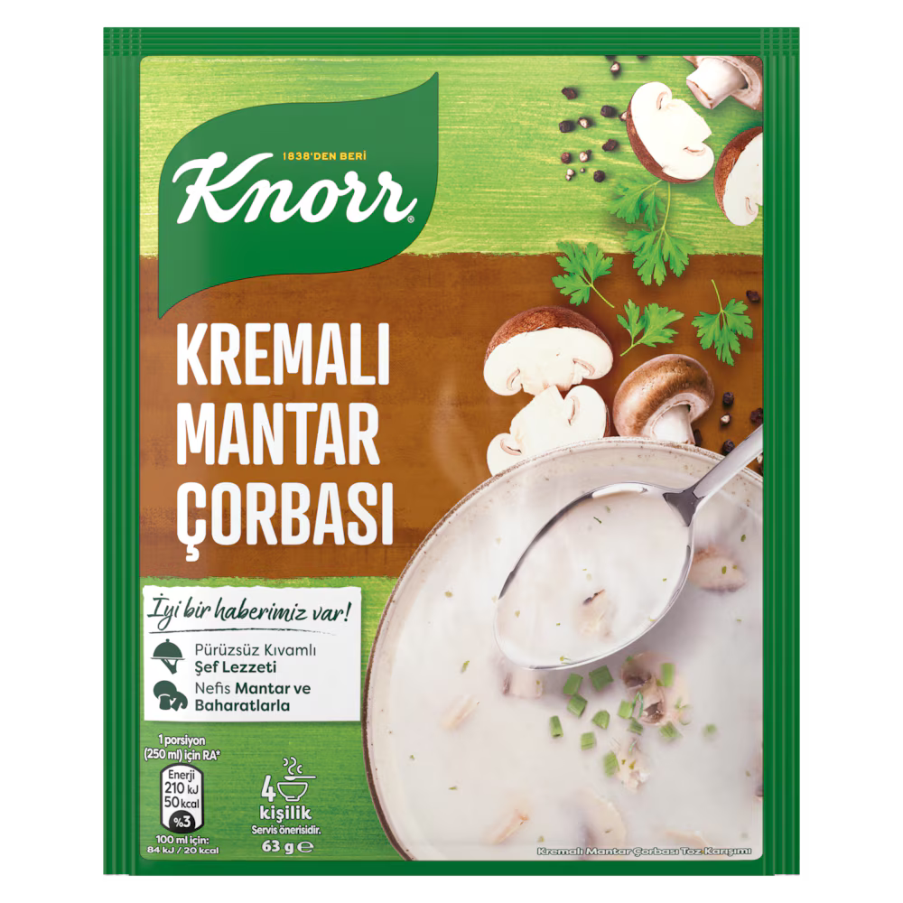 Knorr Kremalı Mantar Çorbası 63 gr