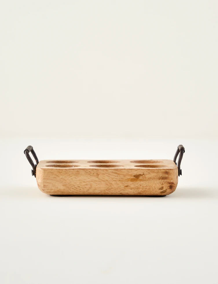 Spark 6'lı Yumurtalık Naturel (20x12x4,5 cm)