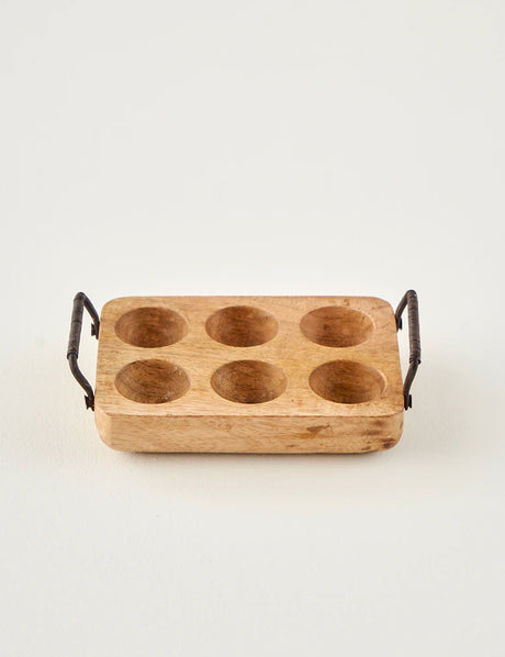 Spark 6'lı Yumurtalık Naturel (20x12x4,5 cm)