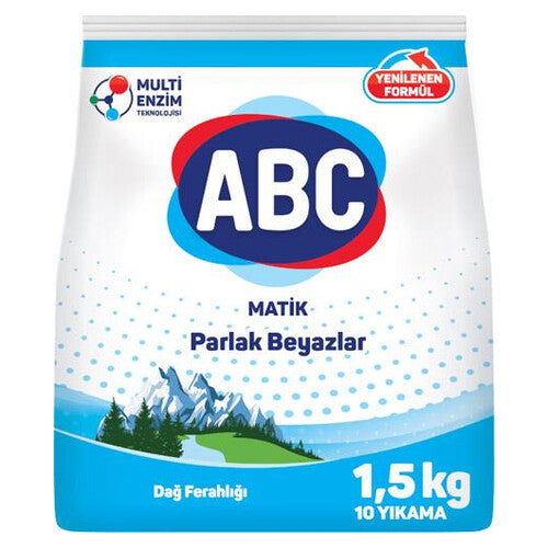 ABC Matik Parlak Beyazlar 1,5 Kg Dağ Ferahlığı