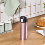 Karaca Pluton Çelik Sızdırmaz Termos Rose Gold 450 ml