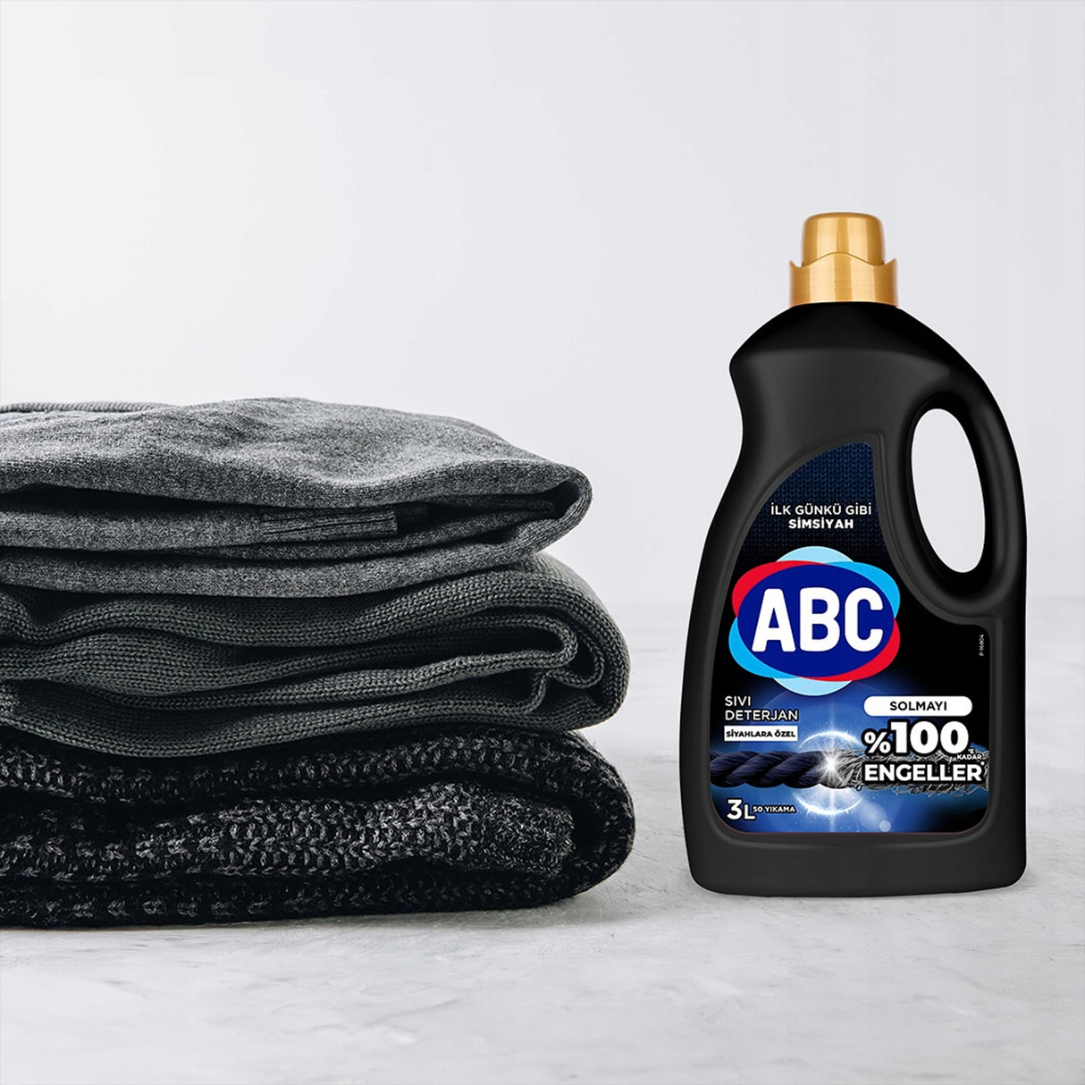 ABC Sıvı Çamaşır Deterjanı Siyahlar 3L
