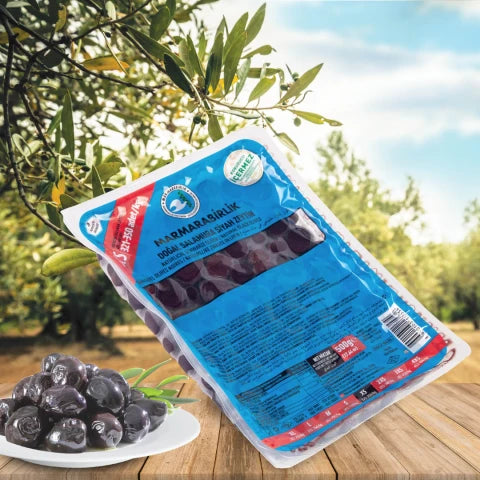 Marmarabirlik Salamura Siyah Zeytin XS 500 gr