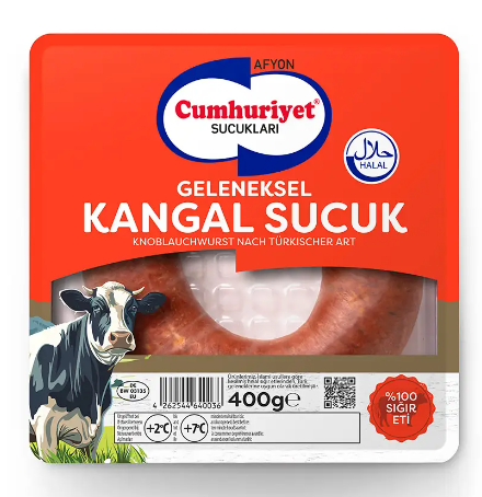 Cumhuriyet Sucukları Geleneksel Kangal Sucuk 400 g