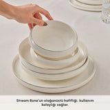 Karaca Red Carpet Collection Stream Bone Sunset 53 Parça 12 Kişilik Yemek Takımı Platin