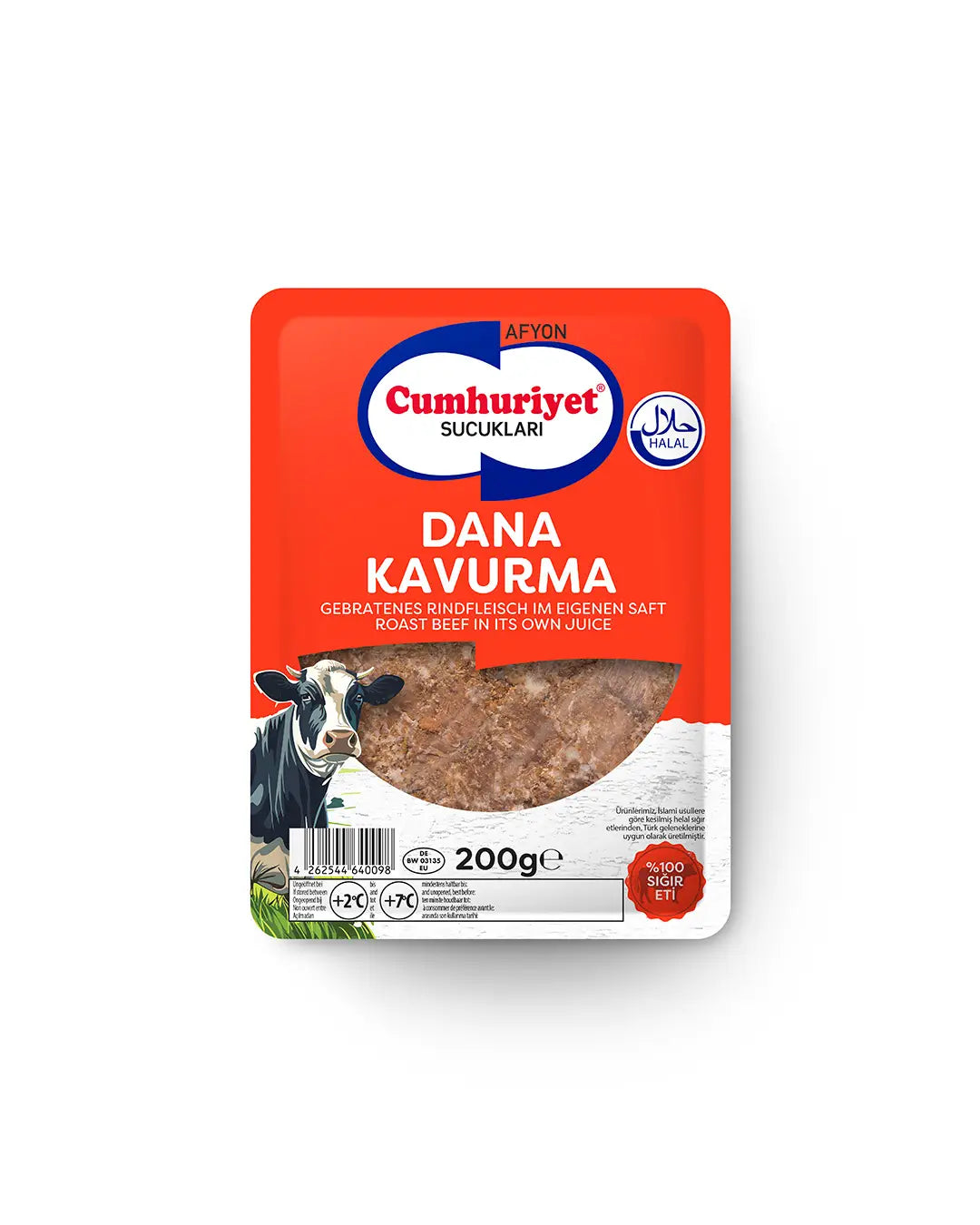 Cumhuriyet Sucukları Dana Kavurma 200gr