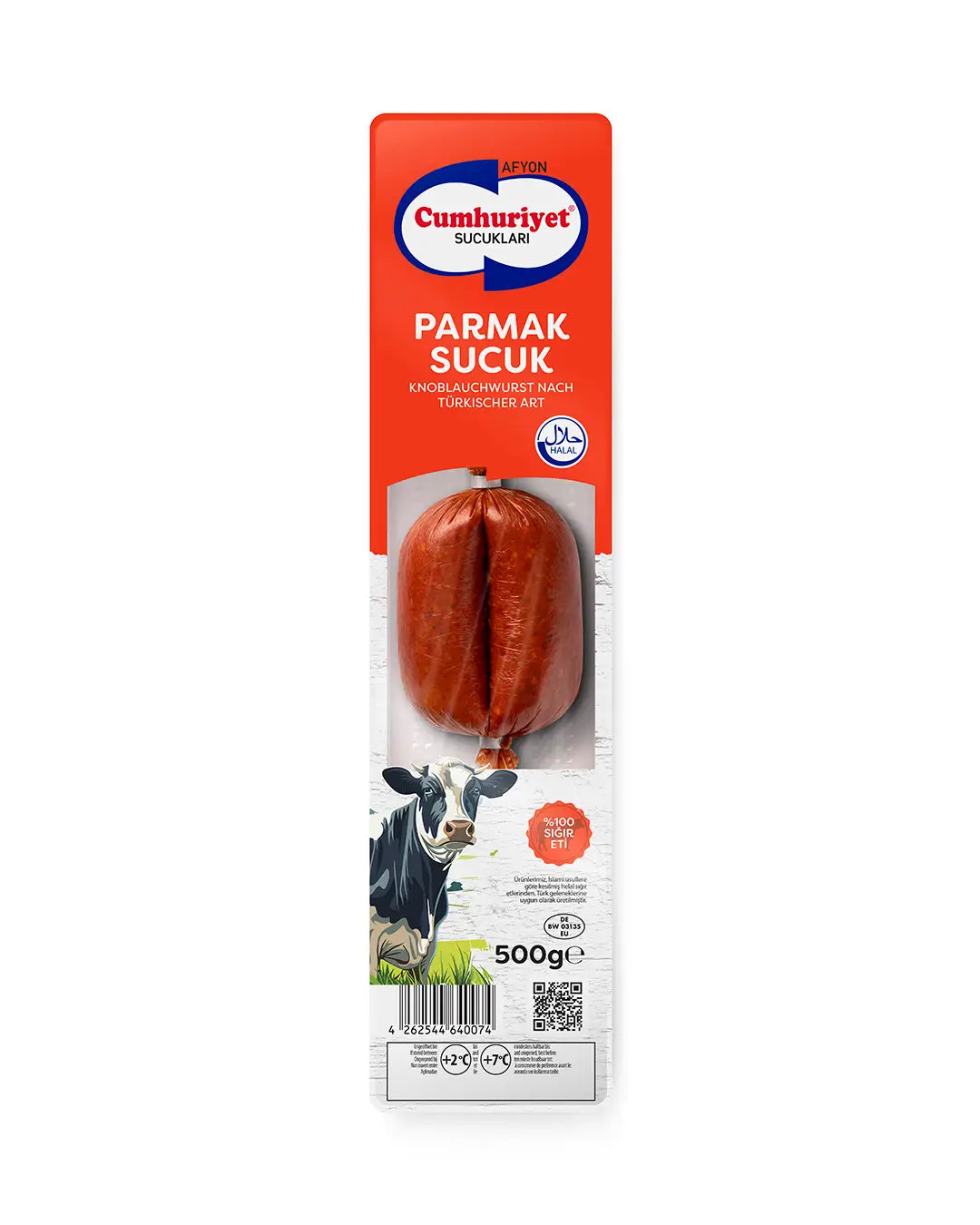 Cumhuriyet Sucukları Parmak 500 g