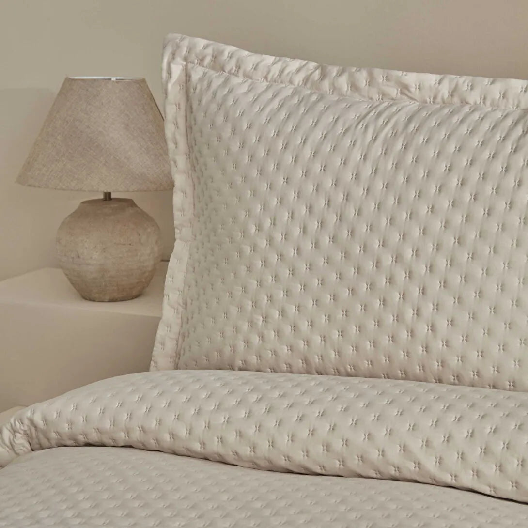 Karaca Home Breeze Soft Tek Kişilik Yatak Örtüsü Takımı Ekru