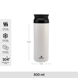 Karaca Rainbow Çelik Sızdırmaz Termos Krem 350 ml