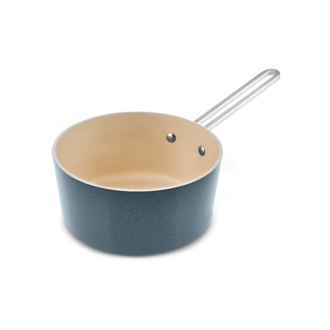 Karaca x Refika Swiss Crystal 9 Parça Tencere ve Tava Seti Navy Blue