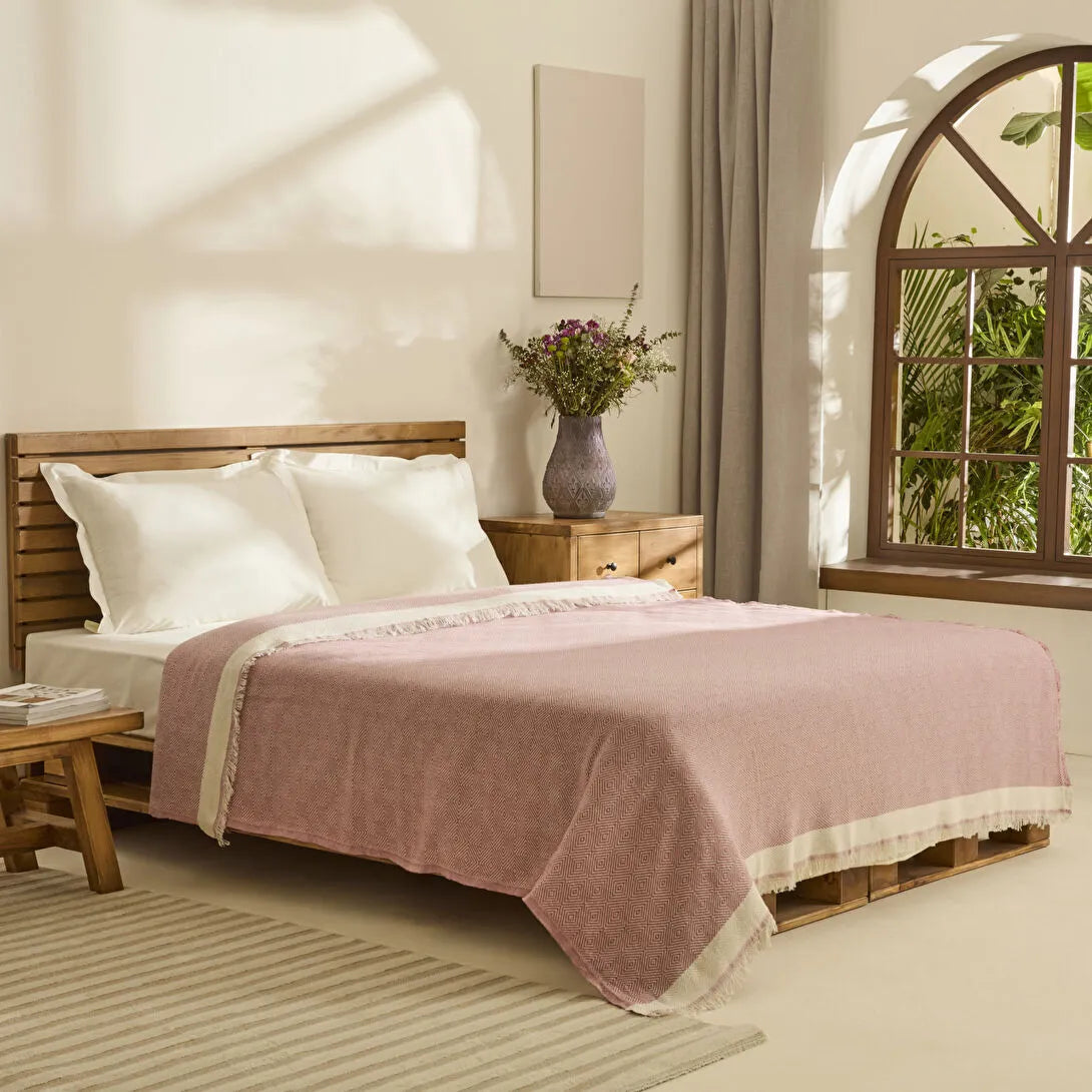 Karaca Kaşmir Home Frida Çift Kişilik Pike Bej