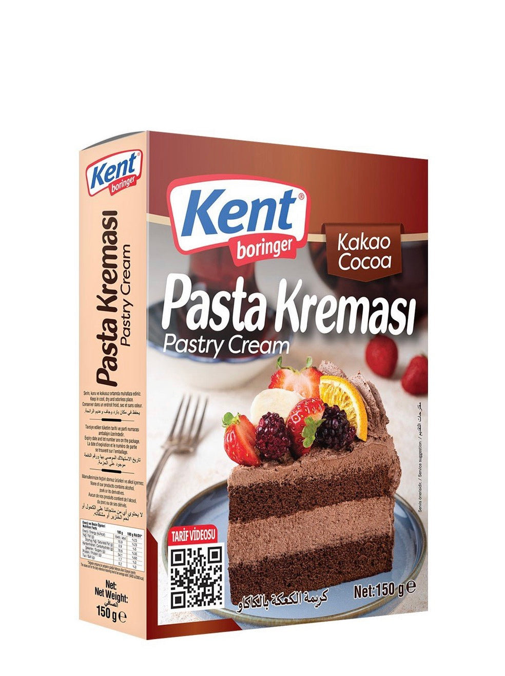 Kent Boringer Pasta Kreması Kakaolu 150 Gr