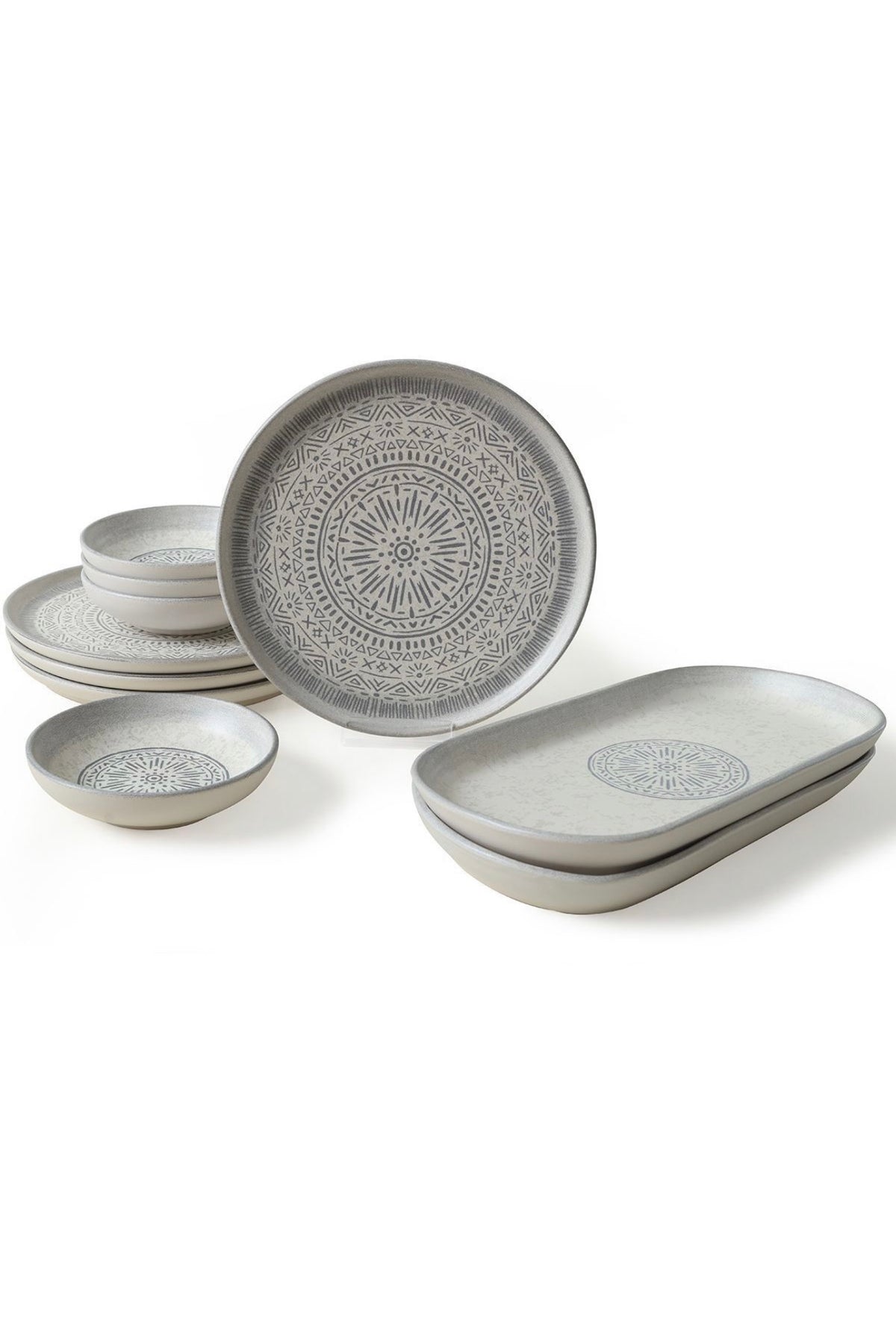 KERAMIKA Stone Kahvaltı Takımı 10 Parça 4 kişilik 21426-27