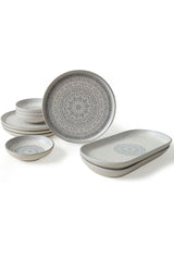 KERAMIKA Stone Kahvaltı Takımı 10 Parça 4 kişilik 21426-27