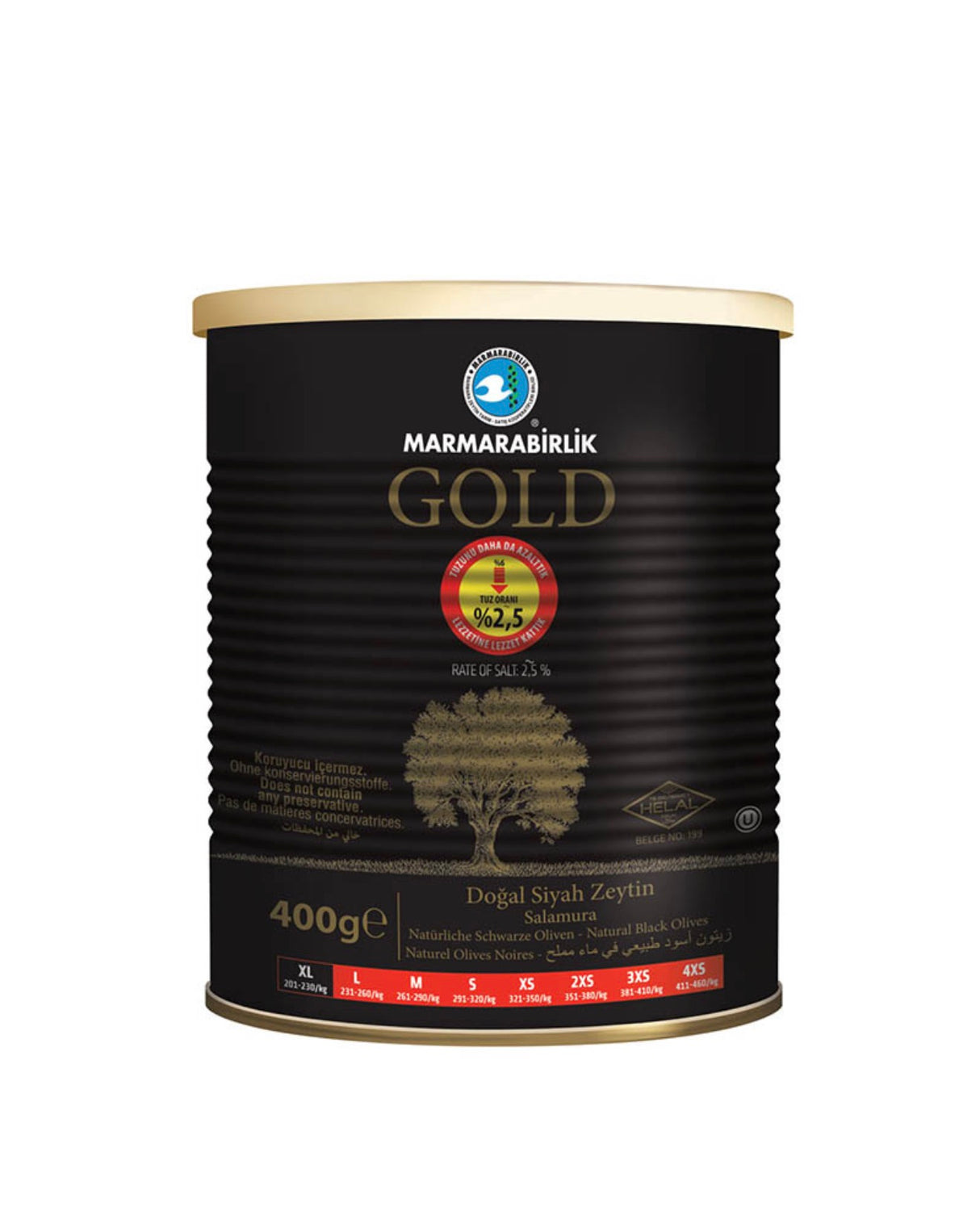 Marmarabirlik Gold Mega XL (201/230) 400 gr