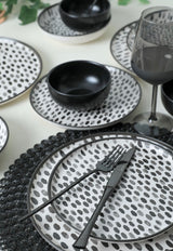 KERAMIKA Keraart Shadow Nordic Yemek Takımı 24 Parça 6 Kişilik 21434