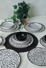 KERAMIKA Keraart Shadow Nordic Yemek Takımı 24 Parça 6 Kişilik 21434