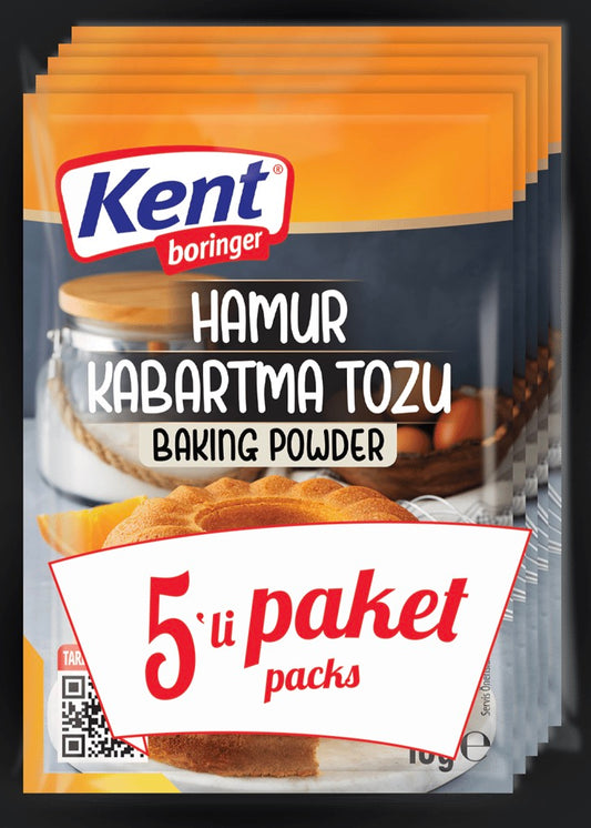 Kent Boringer 10 gr x 5 adet Hamur Kabartma Tozu