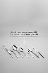 Dalyan Sade 12 Kişilik 89 Parça Kutulu Çatal Kaşık Bıçak Takımı