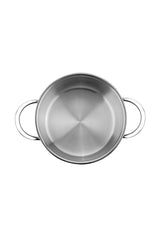 Silver 6 Parça Paslanmaz Çelik Mini Tencere Seti (12-14-16 cm)