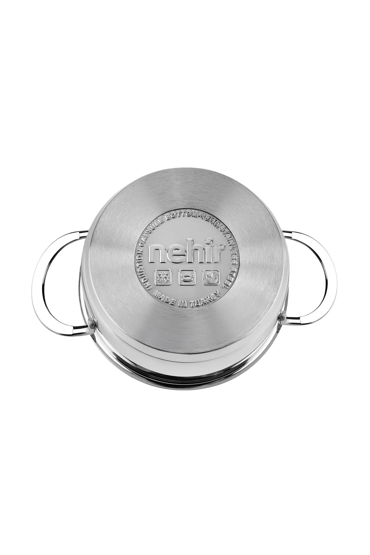 Silver 6 Parça Paslanmaz Çelik Mini Tencere Seti (12-14-16 cm)