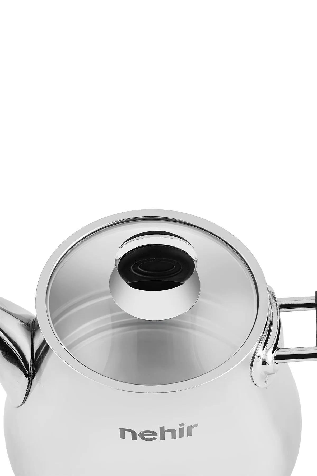 Luna Midi Büyük Boy Paslanmaz Çelik 0.75-1.50 Litre Çaydanlık Takımı